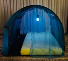 Kinderspiel- Zelt für`s Wohnzimmer mit top Träumelandmatraze